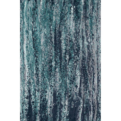 Rain Black Modern Wood Framed Art Print by Brown, Denise