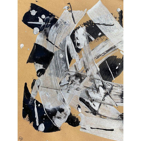 July Afternoon 1 Black Modern Wood Framed Art Print with Double Matting by Brown, Denise