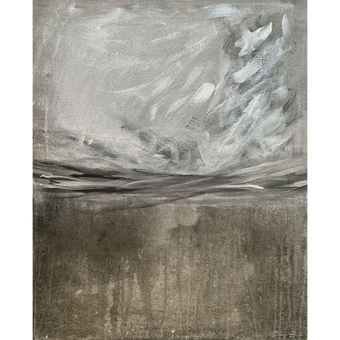 Inclination 2 Black Modern Wood Framed Art Print by Brown, Denise