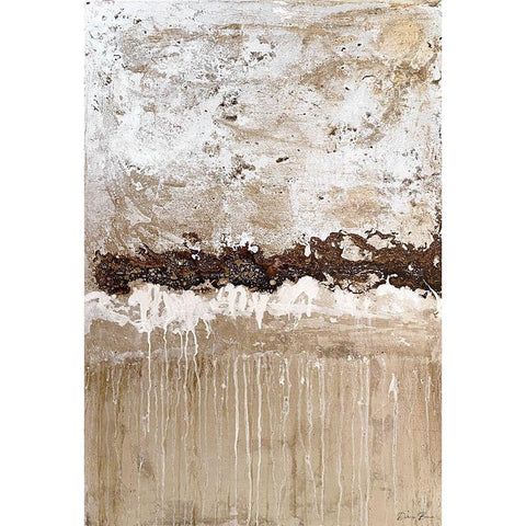 Rainy Day 2 White Modern Wood Framed Art Print by Brown, Denise