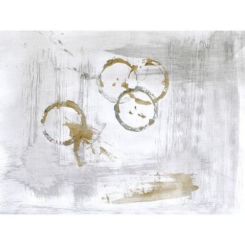 Simple Strokes 2 White Modern Wood Framed Art Print by Brown, Denise