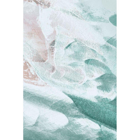 Pastel Flow Black Modern Wood Framed Art Print by Brown, Denise