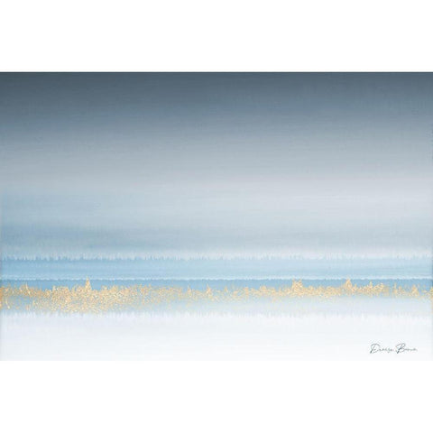 Tranquil Horizon Gold Ornate Wood Framed Art Print with Double Matting by Brown, Denise