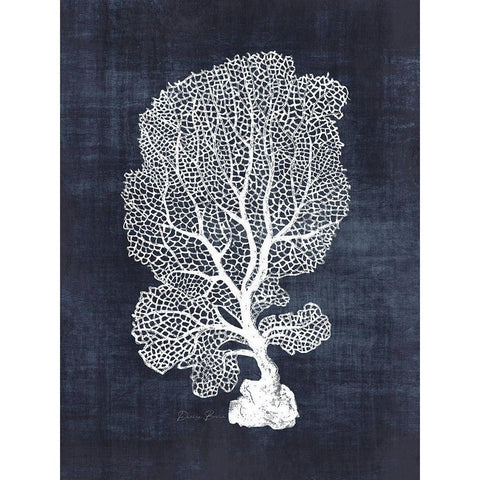 Sea Fan 1 White Modern Wood Framed Art Print by Brown, Denise