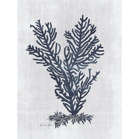 Sea Fan 2 v2 Black Modern Wood Framed Art Print by Brown, Denise