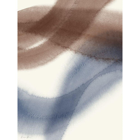 Broad Strokes 1 Black Modern Wood Framed Art Print by Brown, Denise