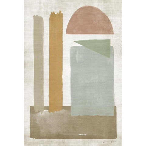 In the Day 2 Black Modern Wood Framed Art Print by Brown, Denise
