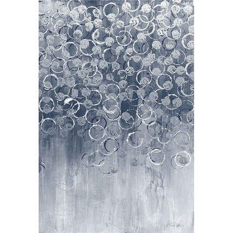 Beautiful Blue 2 Black Modern Wood Framed Art Print with Double Matting by Brown, Denise
