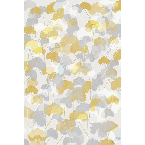 Ginkgo Fields 2 White Modern Wood Framed Art Print by Brown, Denise