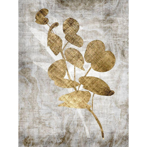 Modern Foliage 2 Gold Ornate Wood Framed Art Print with Double Matting by Brown, Denise