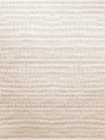 Quiet Waves 1 2.0 White Modern Wood Framed Art Print with Double Matting by Brown, Denise