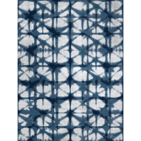 Shibori 2 Black Modern Wood Framed Art Print by Brown, Denise