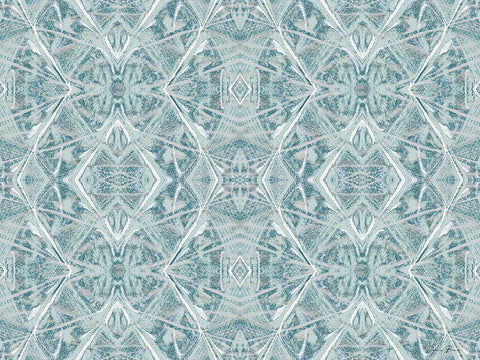 Crossed 2 White Modern Wood Framed Art Print with Double Matting by Brown, Denise