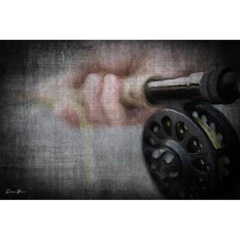 River Therapy Black Modern Wood Framed Art Print by Brown, Denise