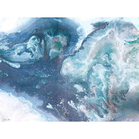 Grace White Modern Wood Framed Art Print by Brown, Denise