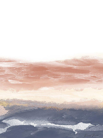 Endurance White Modern Wood Framed Art Print with Double Matting by Brown, Denise