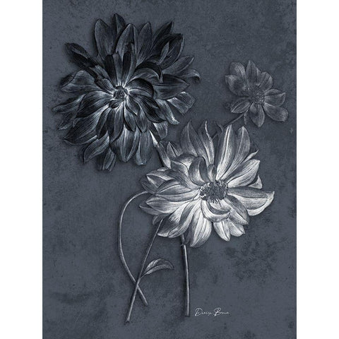 Tranquil Botanical 1 Gold Ornate Wood Framed Art Print with Double Matting by Brown, Denise