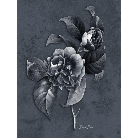 Tranquil Botanical 2 White Modern Wood Framed Art Print by Brown, Denise