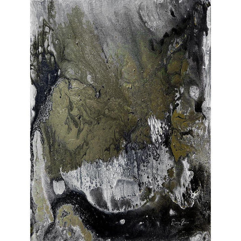 Illustrious Wisdom 2 Black Modern Wood Framed Art Print by Brown, Denise