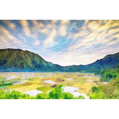 Townsend Black Modern Wood Framed Art Print with Double Matting by Brown, Denise