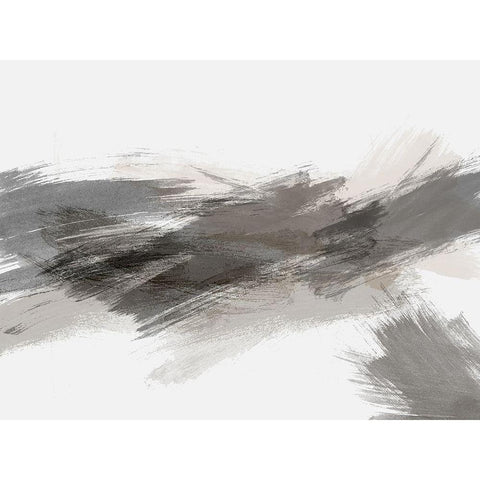 Dexterity 2 Black Modern Wood Framed Art Print with Double Matting by Brown, Denise