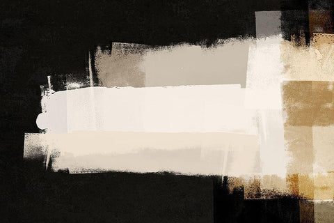 Repositioned 1 White Modern Wood Framed Art Print with Double Matting by Brown, Denise