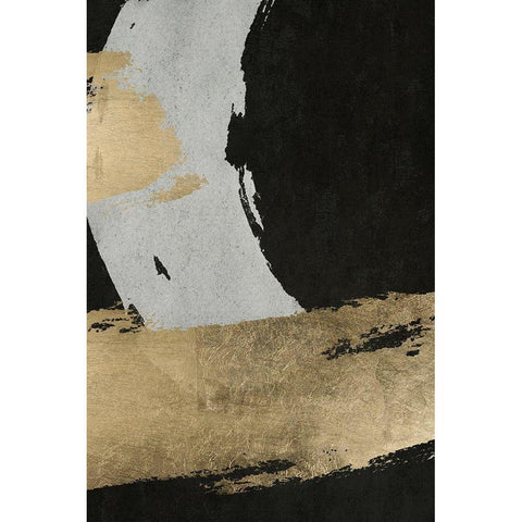 Stride 2 Black Modern Wood Framed Art Print with Double Matting by Brown, Denise