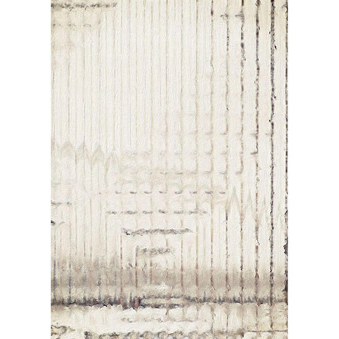 Abstraction Gold Ornate Wood Framed Art Print with Double Matting by Brown, Denise