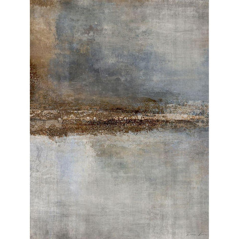 Wednesday White Modern Wood Framed Art Print by Brown, Denise