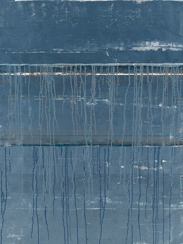 Break Through Black Ornate Wood Framed Art Print with Double Matting by Brown, Denise