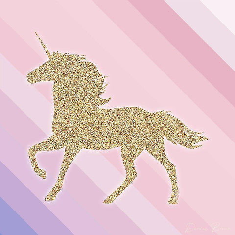 Sparkle Like a Unicorn 2 White Modern Wood Framed Art Print by Brown, Denise