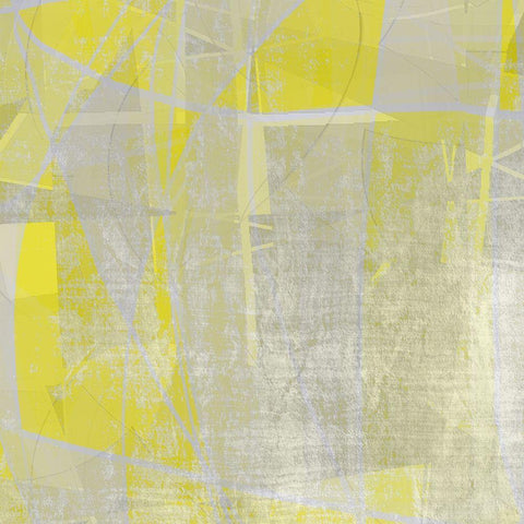 Metric Square 1 Black Modern Wood Framed Art Print with Double Matting by Brown, Denise