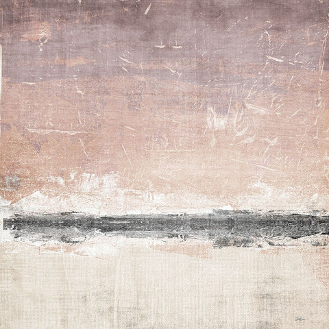 New Horizon 2 White Modern Wood Framed Art Print with Double Matting by Brown, Denise