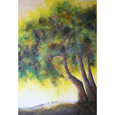 Trio In The Sun 2030 Gold Ornate Wood Framed Art Print with Double Matting by Charest, Doris