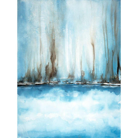 Breakthrough 1 Black Modern Wood Framed Art Print by Charest, Doris