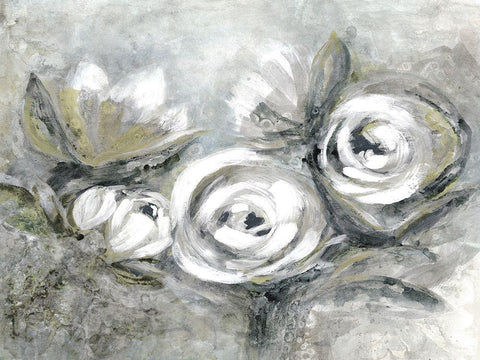 Inspirational Serenity 1 White Modern Wood Framed Art Print with Double Matting by Charest, Doris