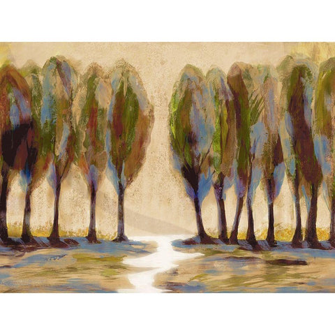 Panorama Black Modern Wood Framed Art Print by Charest, Doris