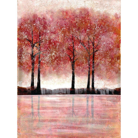 Forest Heat 1 Gold Ornate Wood Framed Art Print with Double Matting by Charest, Doris