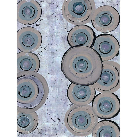 Succulent Spheres 1 Black Modern Wood Framed Art Print by Charest, Doris