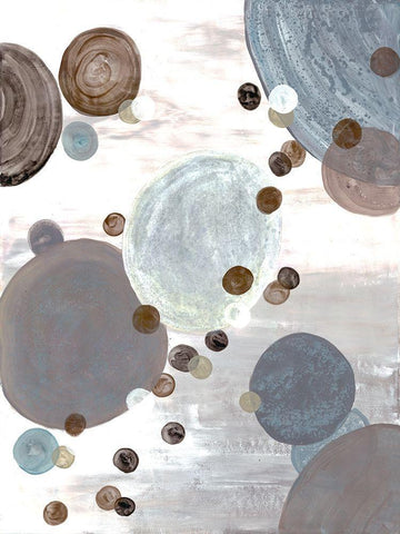 Blinded View White Modern Wood Framed Art Print with Double Matting by Charest, Doris