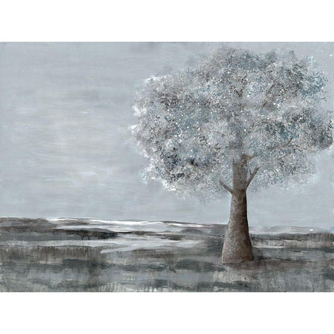 Solitary Beauty 1 Black Modern Wood Framed Art Print with Double Matting by Charest, Doris