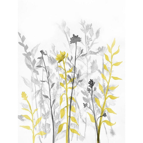 Illuminating Growth 2 White Modern Wood Framed Art Print by Charest, Doris