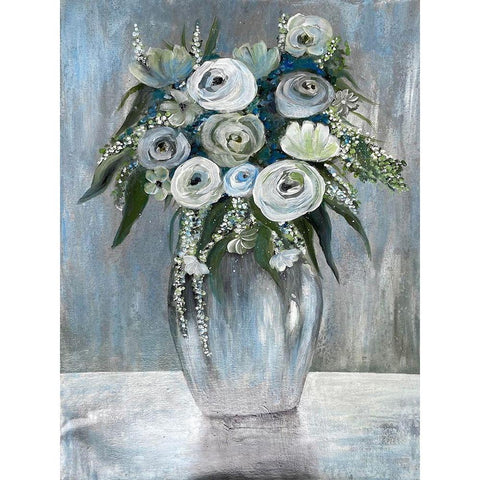 Waiting Beauty 1 Black Modern Wood Framed Art Print by Charest, Doris