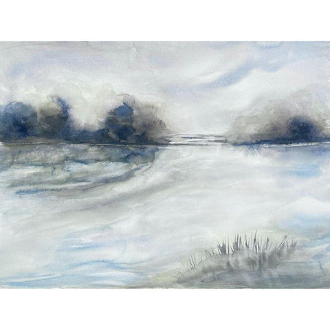 Morning Storms 1 Gold Ornate Wood Framed Art Print with Double Matting by Charest, Doris