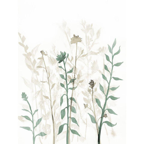 Rustic Growth 2 White Modern Wood Framed Art Print by Charest, Doris