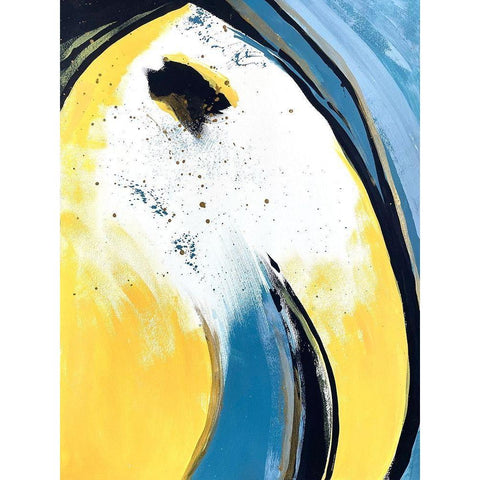 Absentminded Emotion 2 Black Modern Wood Framed Art Print with Double Matting by Charest, Doris
