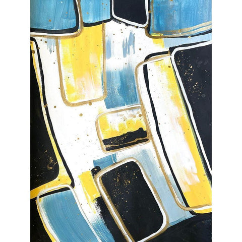 Absentminded Emotion 4 White Modern Wood Framed Art Print by Charest, Doris