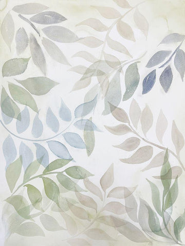 Momentary Creation 1 White Modern Wood Framed Art Print with Double Matting by Charest, Doris