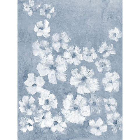 Flowing Dimension 1 White Modern Wood Framed Art Print by Charest, Doris