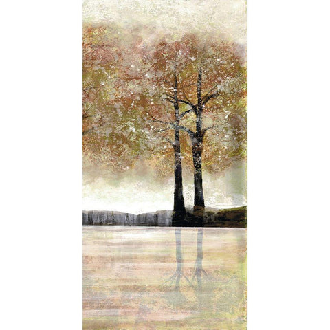 Serene Forest 2 White Modern Wood Framed Art Print by Charest, Doris